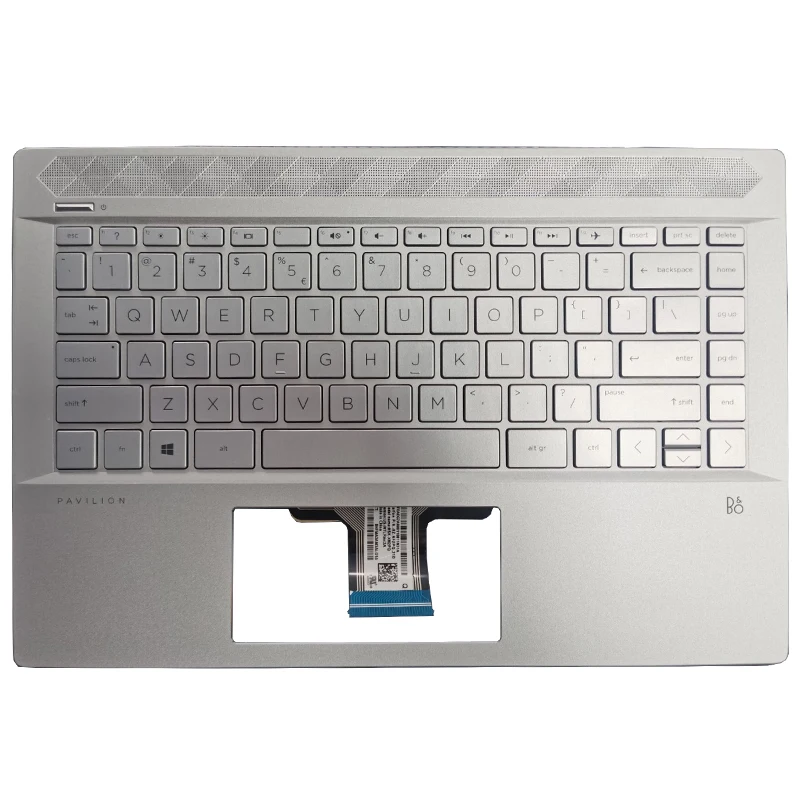 New US Keyboard For HP Pavilion 14-CE Series TPN-Q207 With Pamlrest Upper Cover With Backlight/NO Backlight