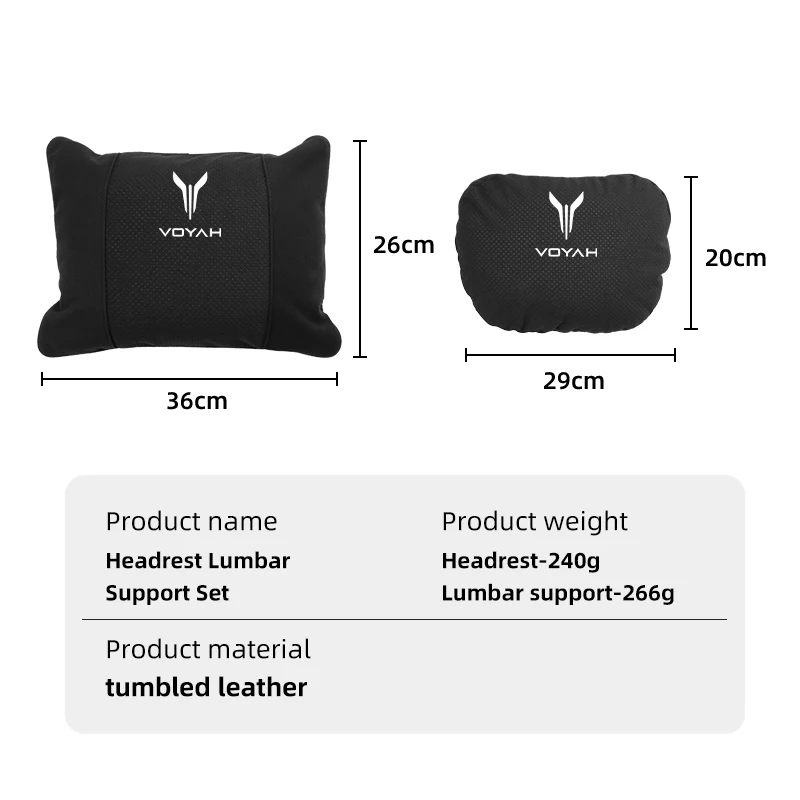 Car Lumbar Pillow Waist Support Seat Backrest Neck Headrest Cushion For Dongfeng Voyah Free Dreamer 2021 2022 2023