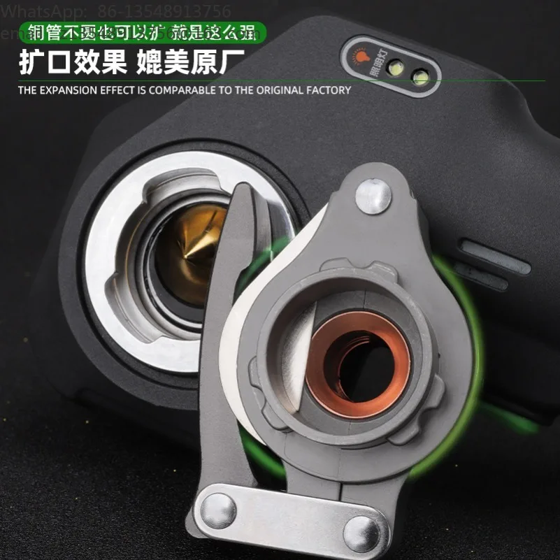 ST-E800A Lithium Electric Flaring Tool, Automatic Copper Tube Flare & Expander for HVAC Refrigeration Repair
