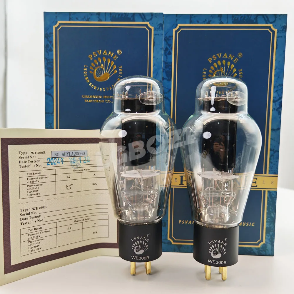 

PSVANE Vacuum Tube WE300B 1:1 Copy US WE 300B Replaces 300BN 300BT E300B HIFI Audio Valve Electronic Tube Amplifier Matched Quad