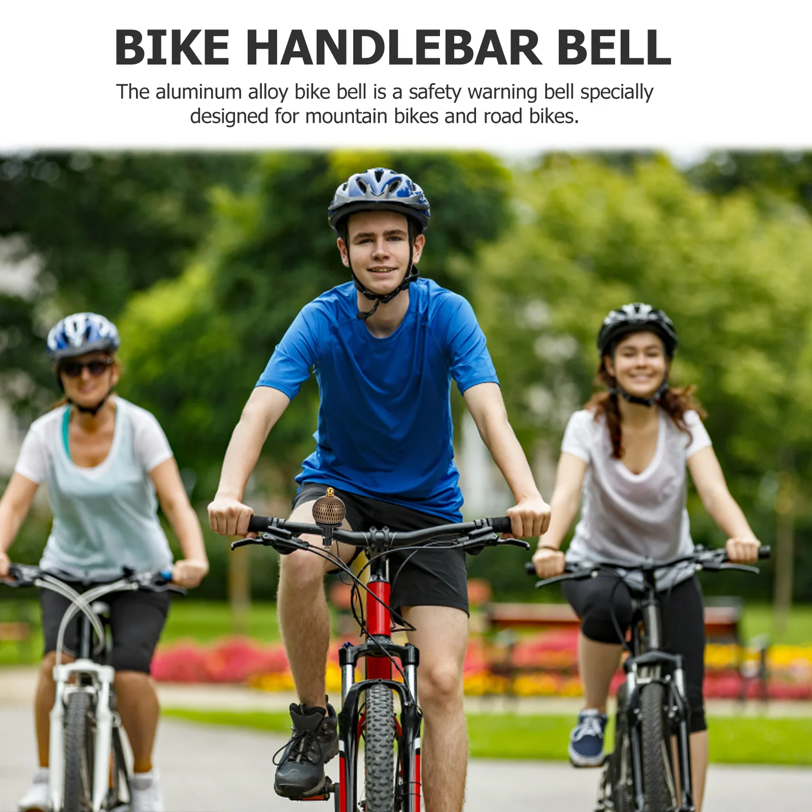 

2pcs Bike Bell Aluminum Alloy Loud Clear Sound Anti Aging Fits Most Handlebars Mountain Bike Accessory Cycling Horn