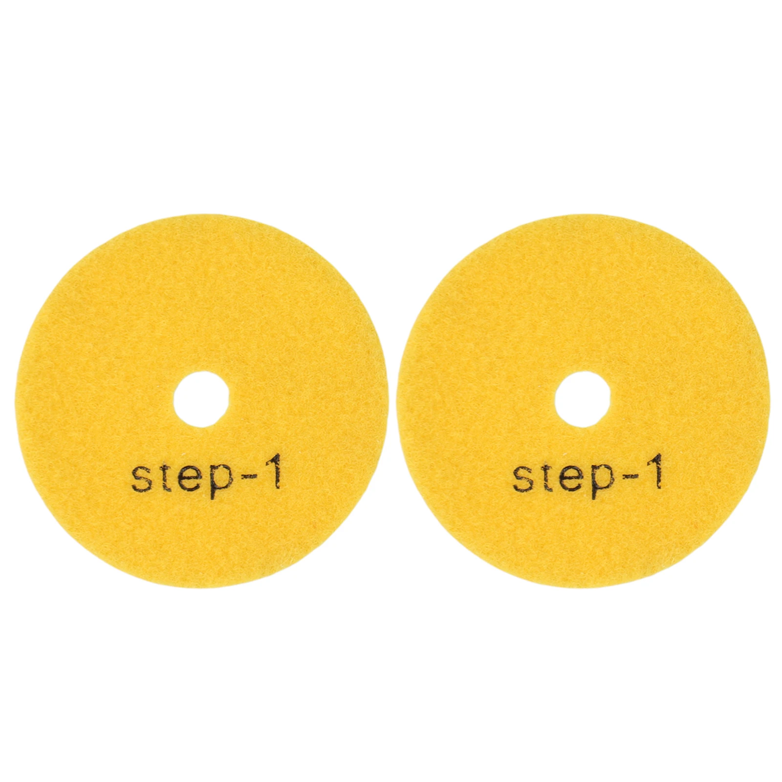 2pcs 4Inch Diamond Polishing Pads 3 Step Dry/Wet Buff Disc For Sanding Granite Marble Quartz Stone Ceramic Grinding Tool