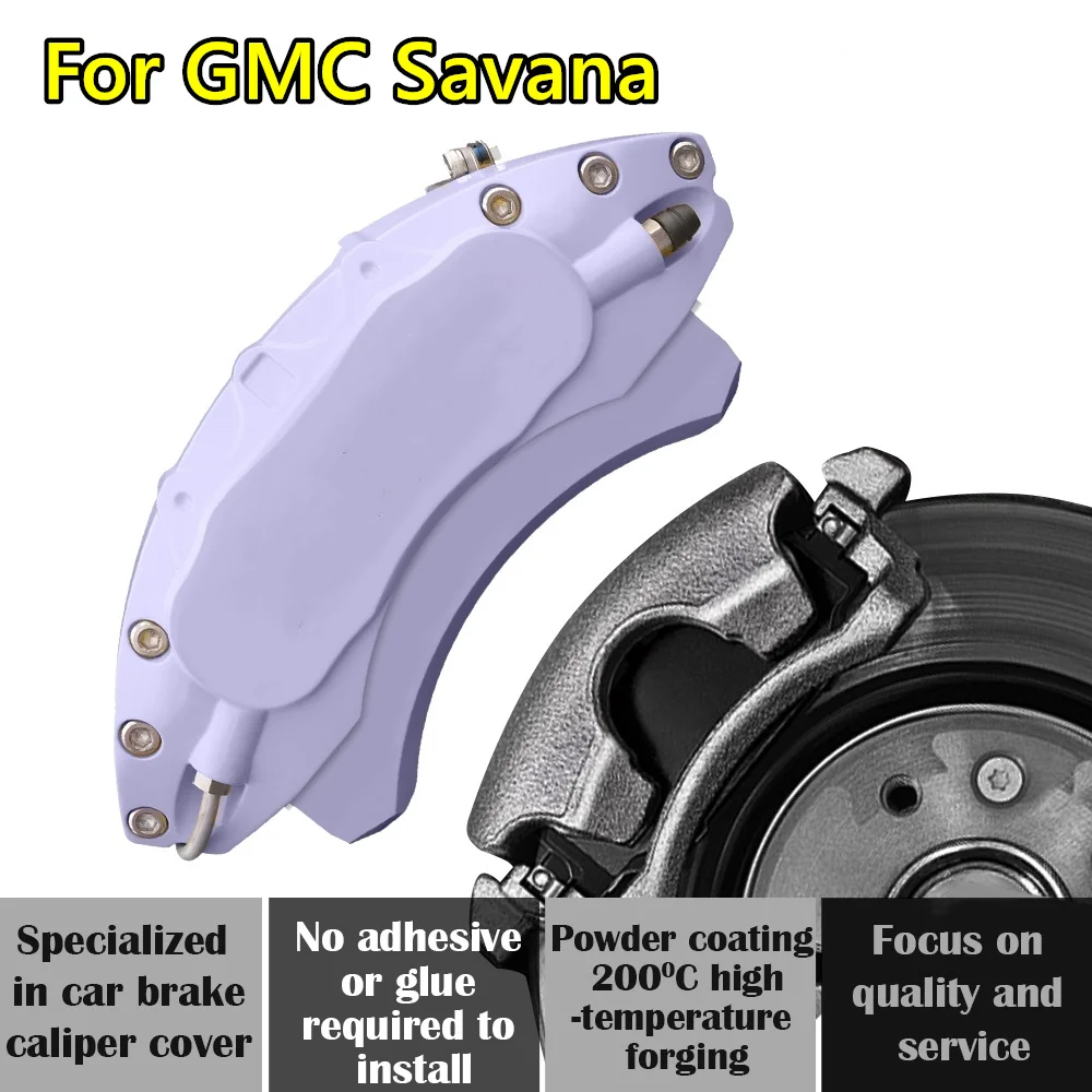 For GMC Savana Car Brake Caliper Cover Aluminum Alloy Metal Kit Fit 5.3L 6.0L 1500S 2500S G550S G600 G600S G660S GL750 GX777