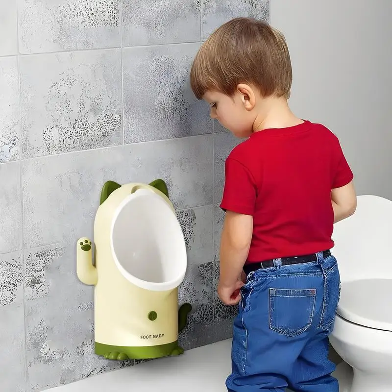 Kencing balita, latihan buang air kecil kartun untuk latihan kencing anak laki-laki di dinding Toilet latihan kencing pelatihan Toilet Toilet anak-anak