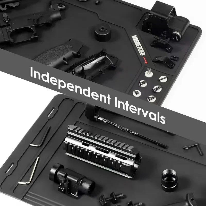 

Многоцелевой коврик для чистки фотографий и инженеров — магнитные точки, удерживают небольшие детали, маслостойкая поверхность для легкого протирания (новый)