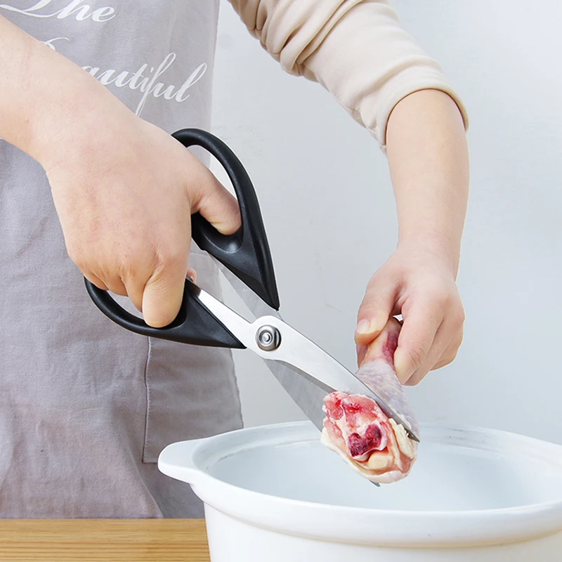 Kitchen Scissors Multifunctional Stainless Steel Scissors Vegetable Scissors Household Kitchen Scissors