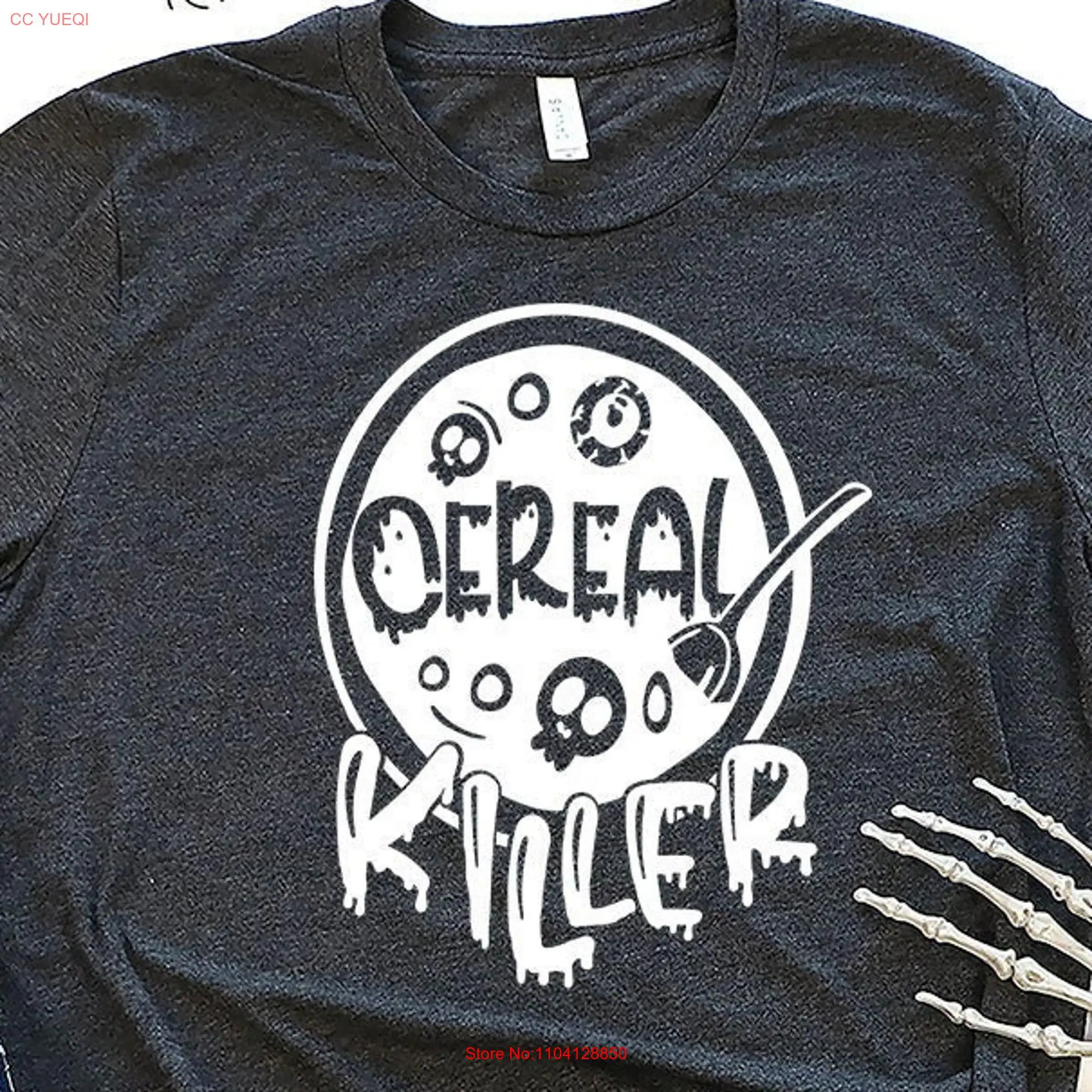 Cereal Killer Funny Halloween Concept T Shirt Pumpkin Season Fall Lovers Autumn Kid Trick Or Treat Spooky Vibes