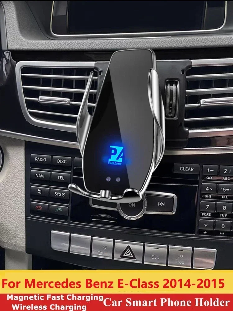 

2014 2015 For Mercedes Benz E Class W211 Mobile Phone Holder Wireless Charger Car Mount Navigation Bracket GPS Support