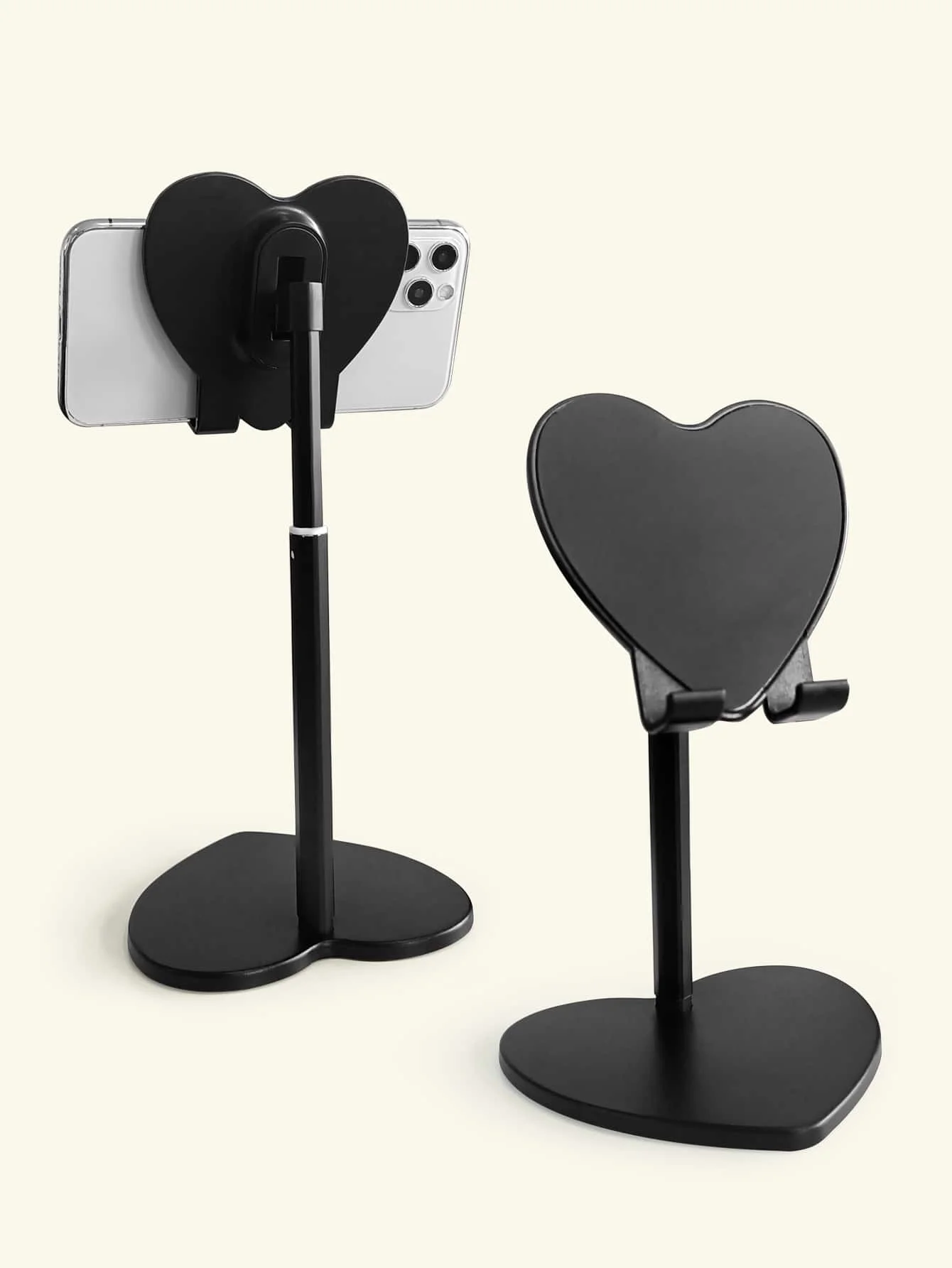 

Heart Shaped Desktop Phone Holder Compatible With IPhone, Android Phone, Gift For Birthday, Family, Friends Phone Stand, Phone Accessories