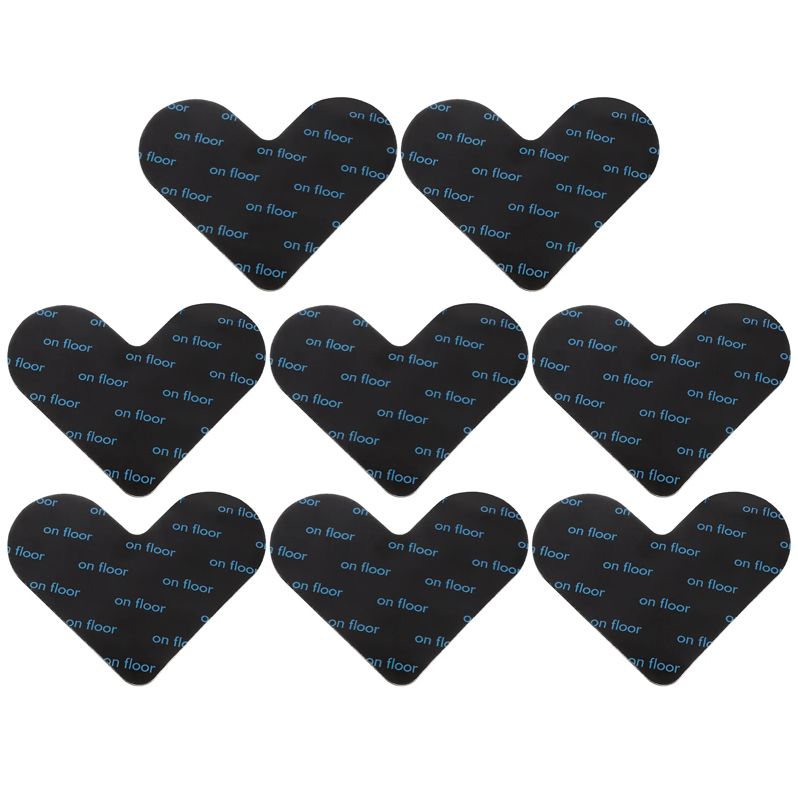 8pcs Non-Slip Rug Pad Stickers Heavy Duty Double Sided Tape For Carpet Tile Wood Floors Kitchen Bathroom Area Rugs Grip Hold