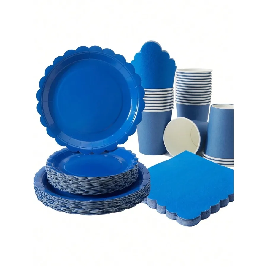 Navy Blue Floral Di…