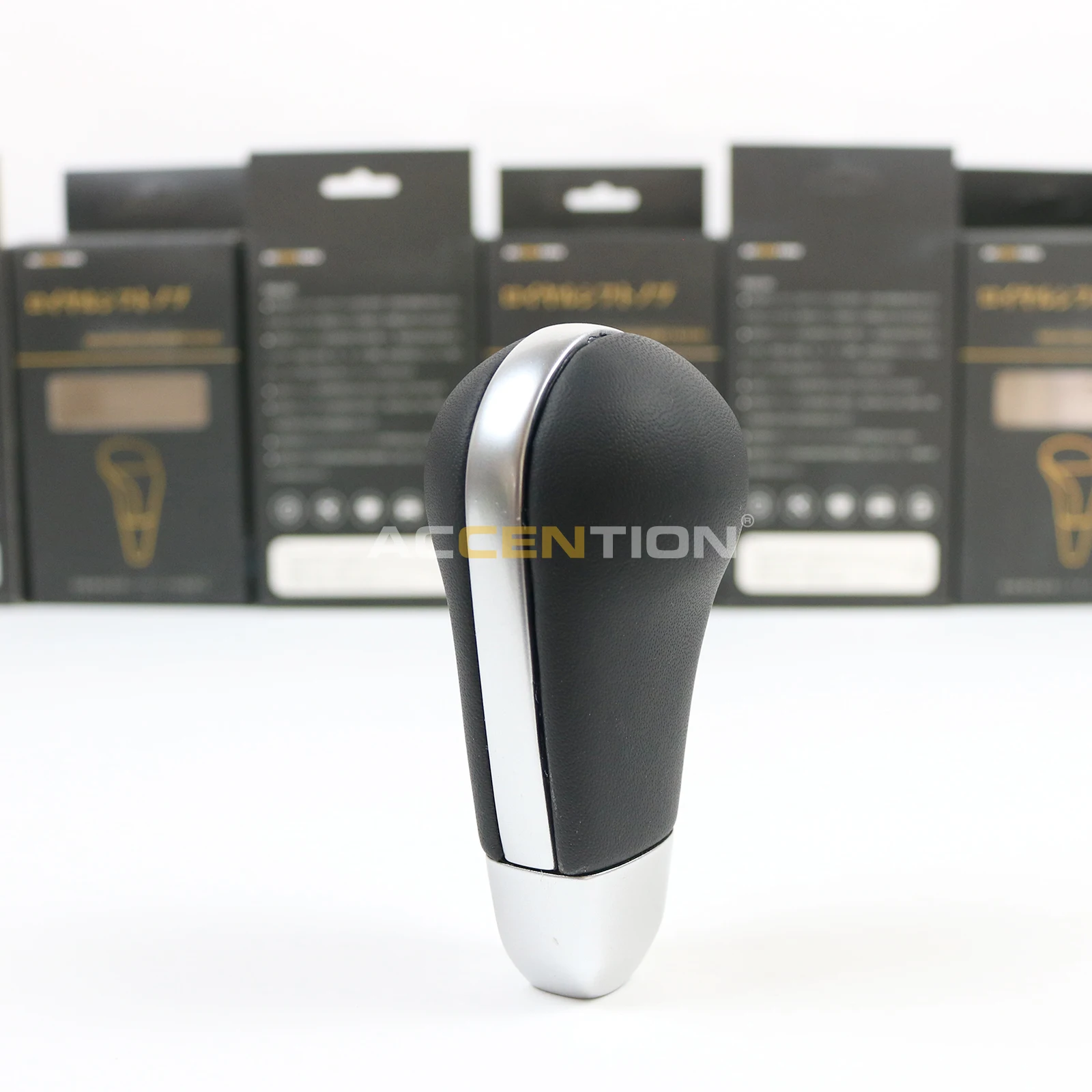 Black Leather Gear Shift Knob For Nissan 350Z 2002 2003 2004 2005 2006 2007 2008 2009 For Infiniti FX35 FX45 2003-2007