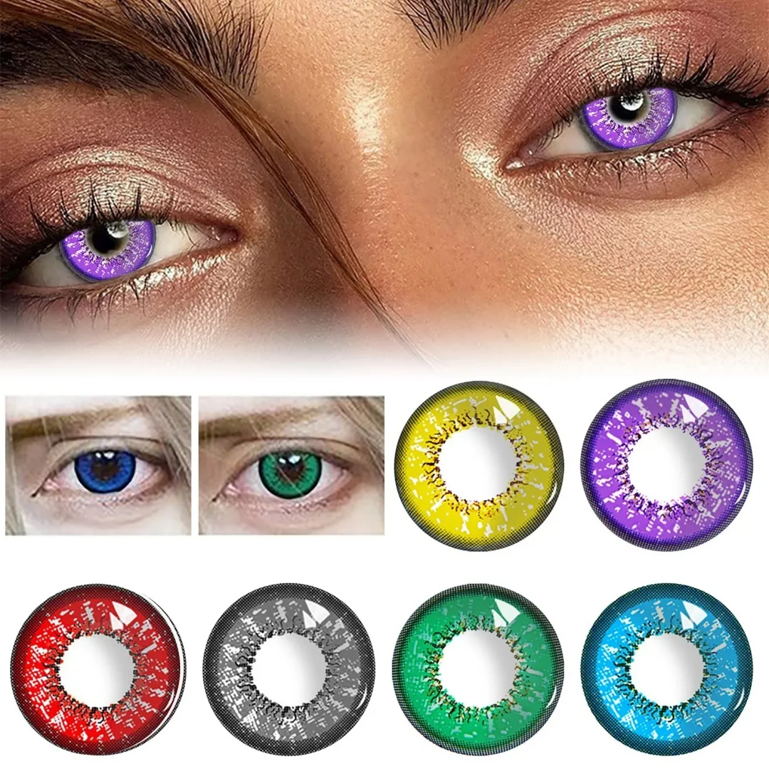 2024 Hot Female Cosplay Contact Colored For Eyes, Women's Make Up Accessories, Best Present 8ml