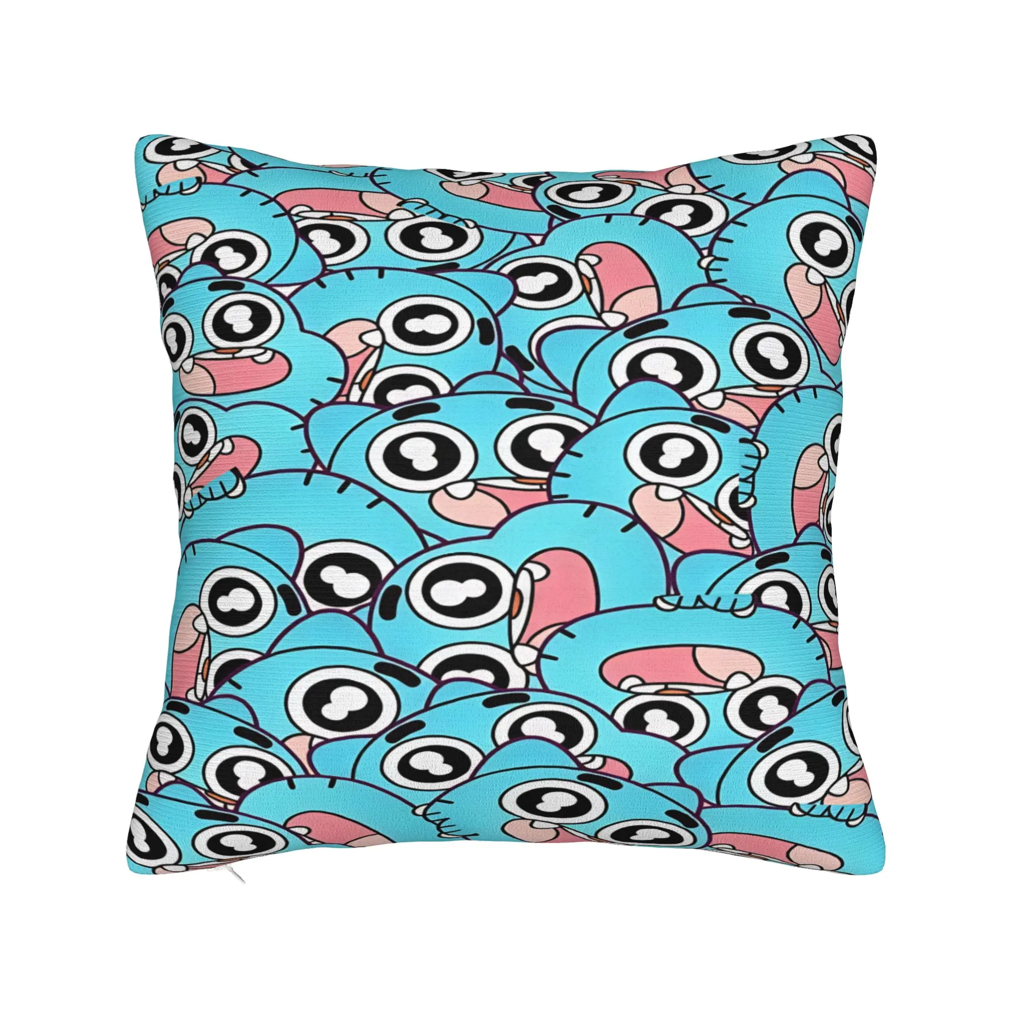 Gumball Gum Ball Watterson Amazing Cartoon  Pillow Cover  Print Cushion Cover Retro Trendy Pillow Case For Sofa Car Home Decor