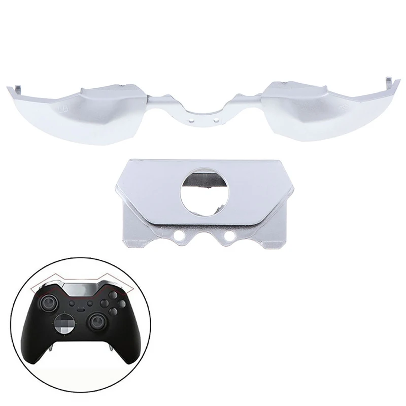 1Set Durable Silver Controller LB RB Trigger Bumper Button Front Baffle For XBOX One 1697