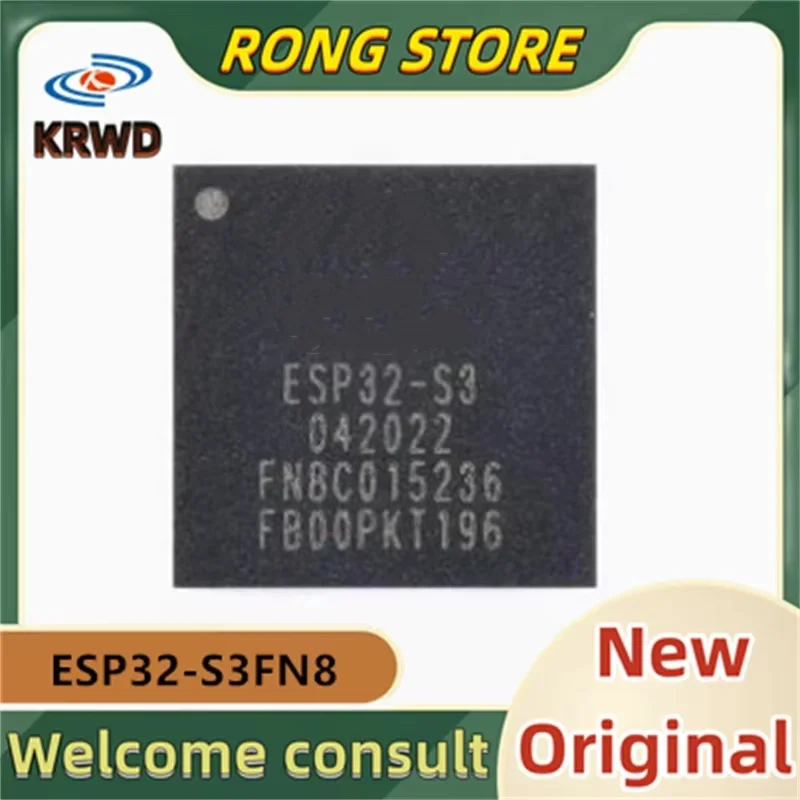 

(5 шт.) ESP32-S3 ESP32-S3FN8 QFN-56 Новый и оригинальный чип IC