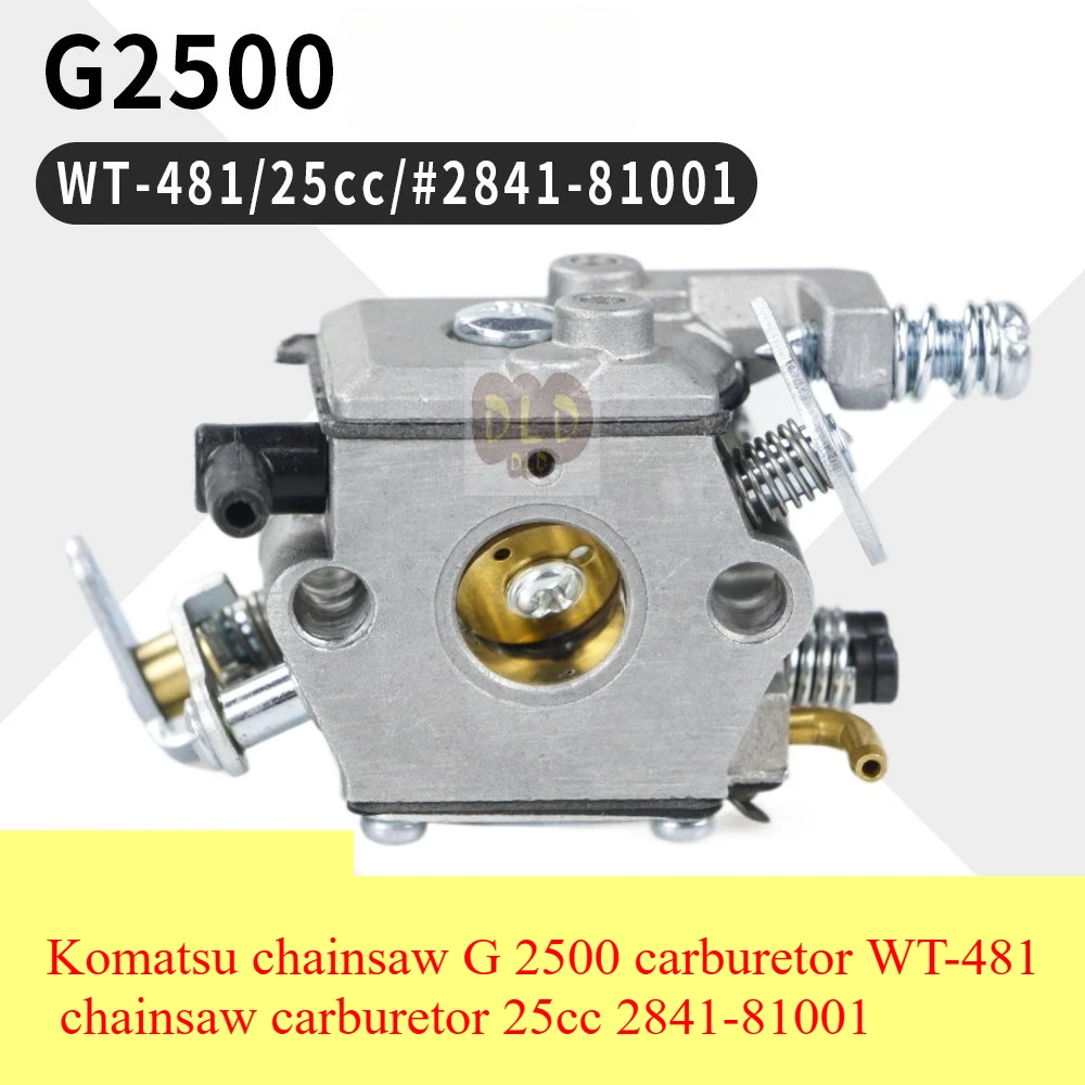 Komatsu chainsaw G 2500 carburetor WT-481 chainsaw carburetor 25cc 2841-81001