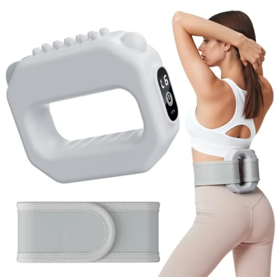 

Vibration Plate for Lymphatic Drainage, 6-Level Portable Cordless Vibration, Multifunctional Full-Body Fascia Ring, Deep Tissue