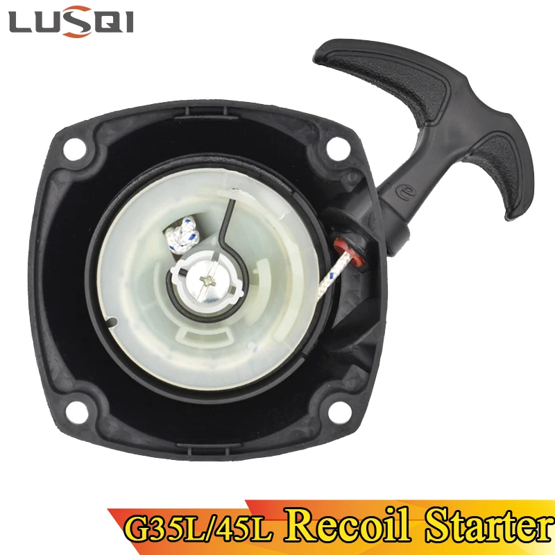 

LUSQI Recoil Hand Pull Starter For 143R 443R BC4310 G45L G35L Garden Tools Gasoline Brush Cutter Start Replacements