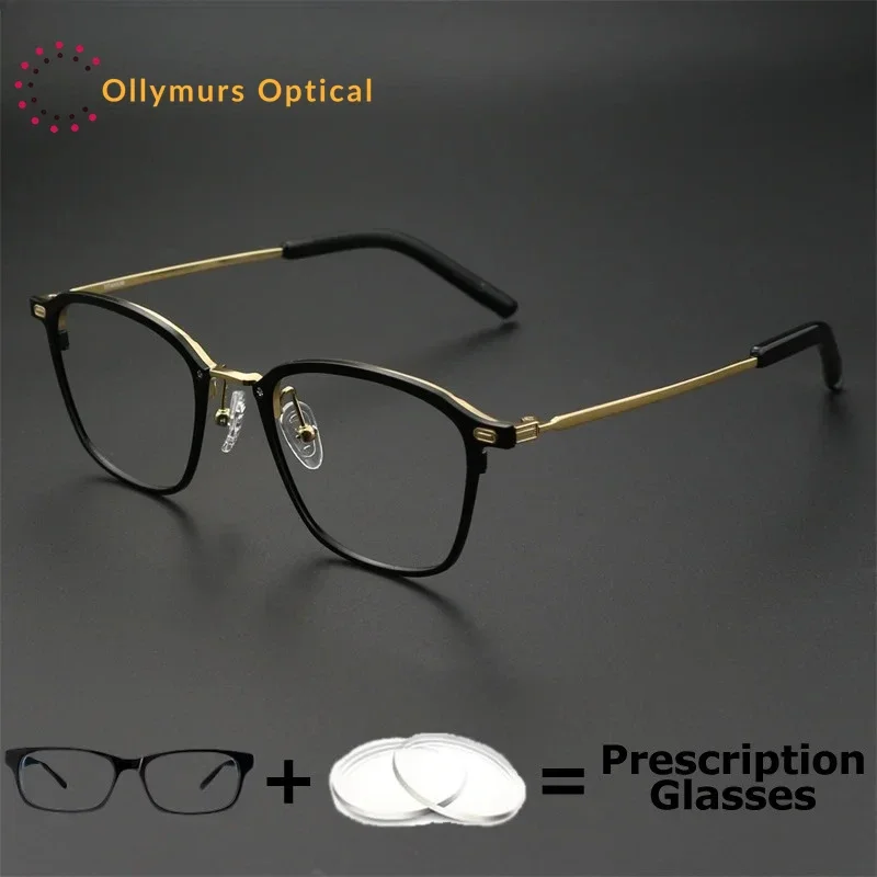 Braz وصفة طبية نظارات التيتانيوم النقي فائقة الجودة النظارات البصرية الرجال النساء نظارات دائرية موضة قصر النظر ناقص عدسة #2