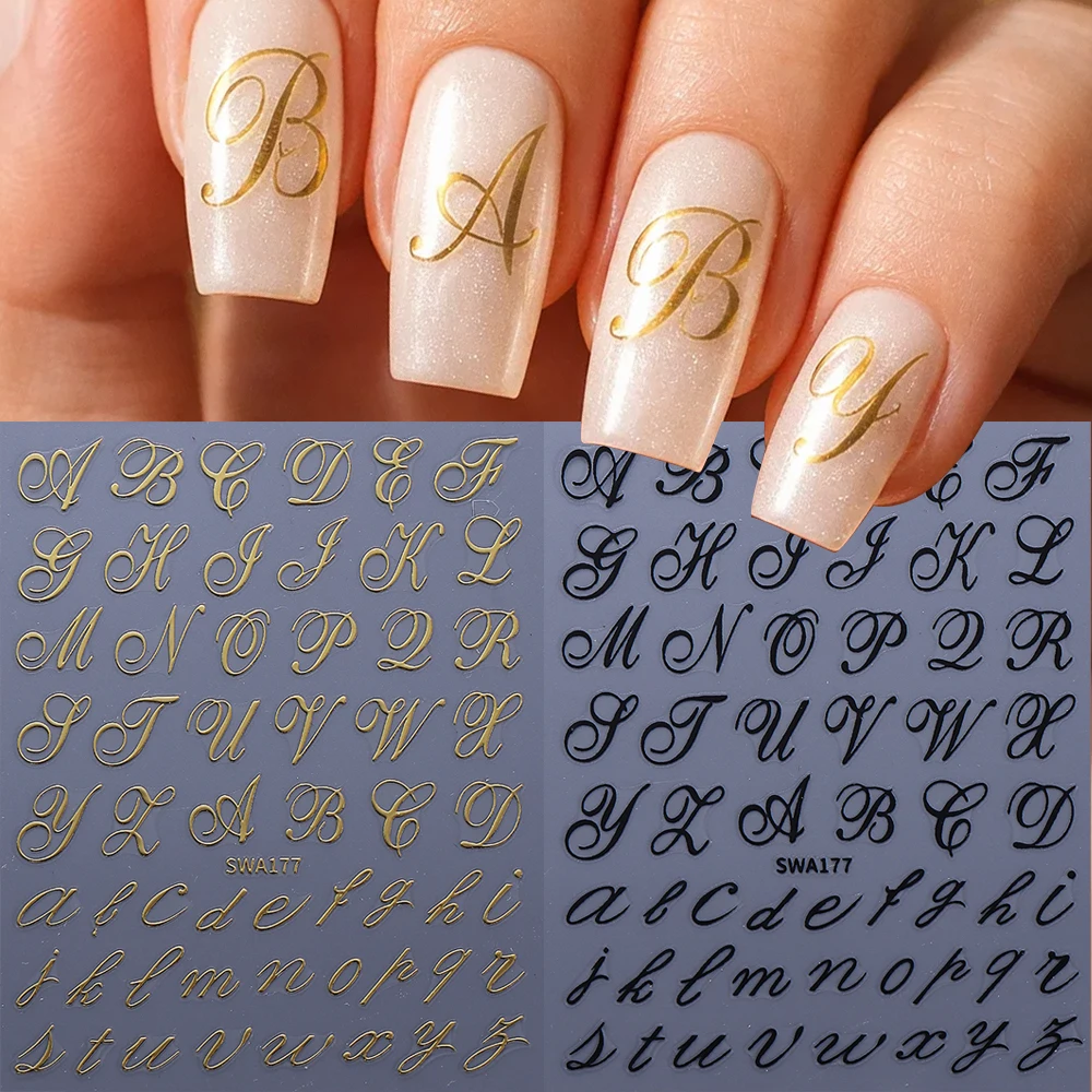 2Pcs English Letter…