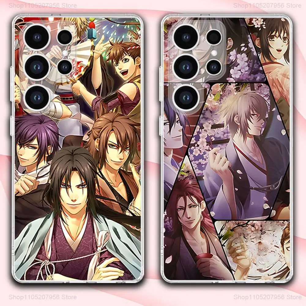 

H-Hakuoki Anime For Samsung A30,71,51,S9,10,20,Ultra,FE,Lite,S21,22,23,24,25,PIus,Phone Case Transparent Shockproof