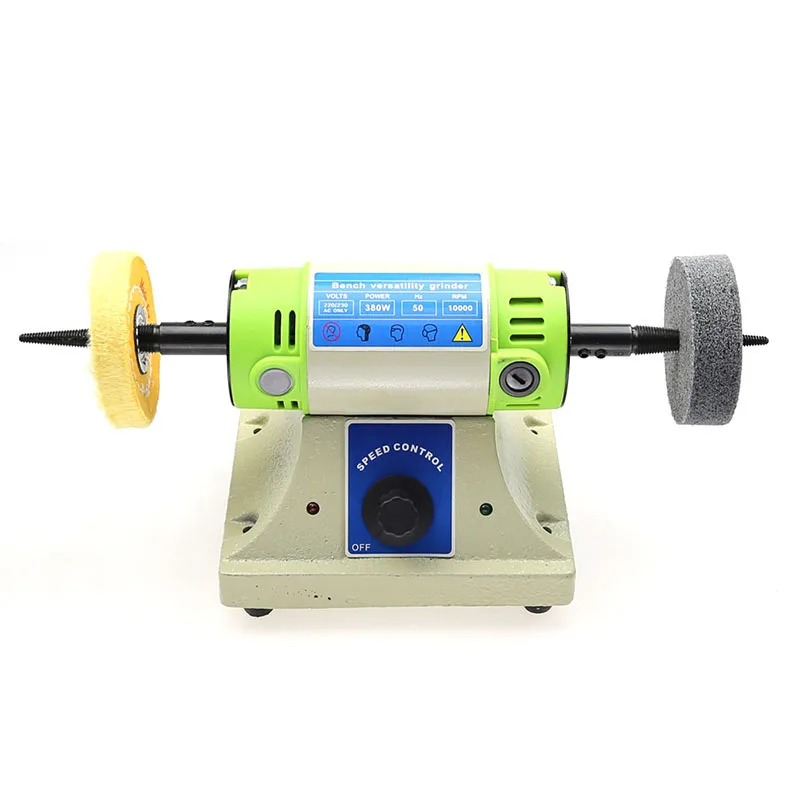BG-3109 Multifunctional 480W Jade Stone Bench Grinding Machine Wood Carving Mini  Jewelry Polisher With Flexible Tube