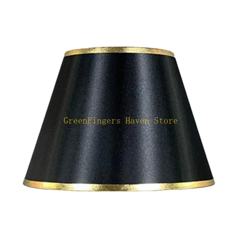 F68D Elegant Round Decorative Cloth Lampshades Home Decorative Wall Light Shade Floor Lamps Cover For Living Room Kitchen