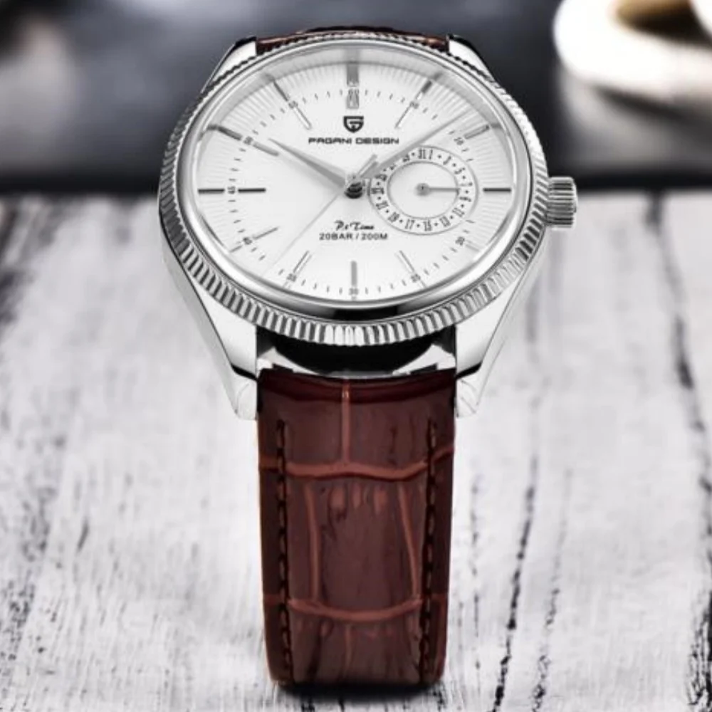 PAGANI DESIGN 2025 New Men Quartz Watch VH65 40mm Retro Business Stainless Steel Sapphire Glass Waterproof 200m Reloj Hombre - view 3