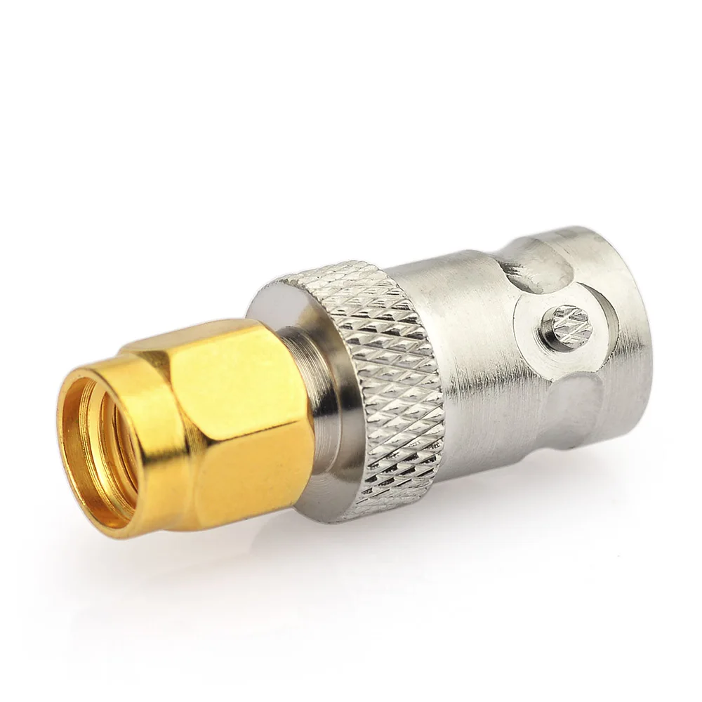 Superbat BNC Jack to RP-SMA Male (female pin) Adapter Straight RF Coaxial Connector