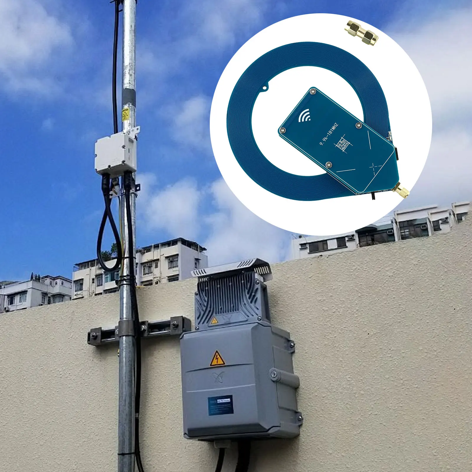 Portable Antenna High Gain Loop Antenna High Hanging Installation Dual Purpose Antenna Design 20DP Gain Active Mode