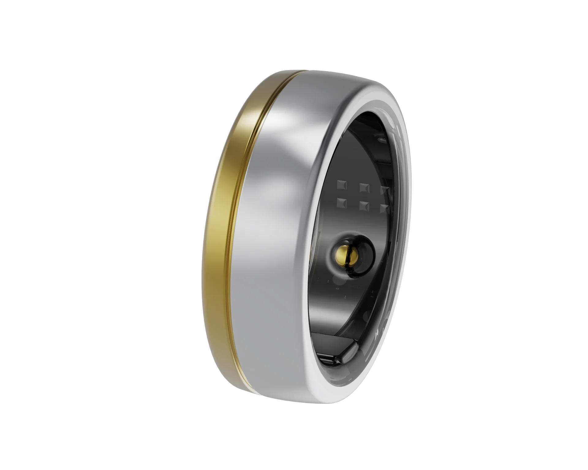 EG Smart Ring Fitness Tracker with App Control Heart Rate & Temperature  Sleep Tracking Wireless Charging