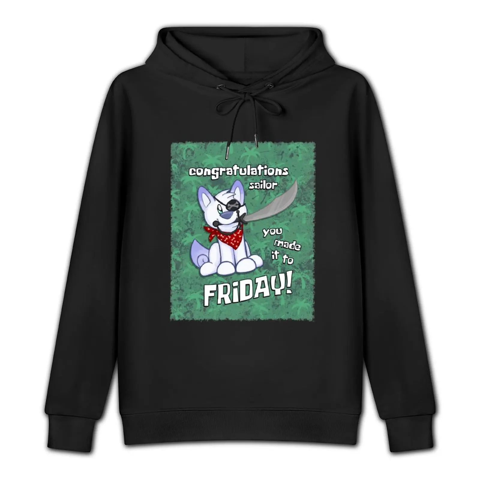 Scribble Kibble Pirate - Friday Pullover Hoodie men's sweat-shirt set men's hoodie sweatshirt