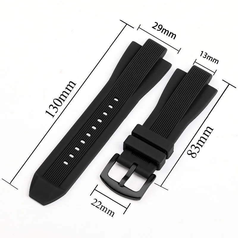 Silicone Original strap For Michael Kors MK8184 MK8729 MK9020 MK8152 MK9020 MK9026 Smart Watch Straps Waterproof Bands13mm*29mm