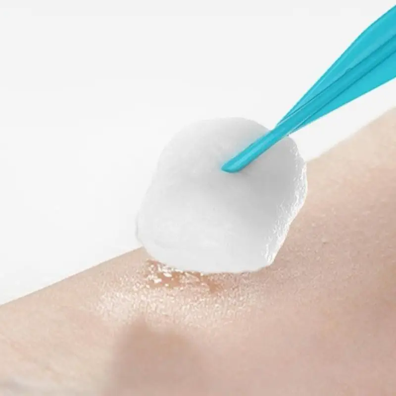 100/200 Stück reine, saugfähige Wattebällchen, weiche, sanfte, vielseitig einsetzbare Wattepads für Hautpflege, Erste Hilfe, Babypflege und tägliche Reinigung – Detail 7