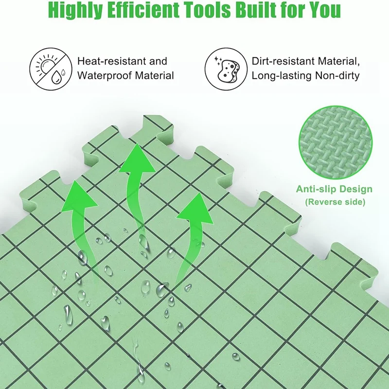 Foam Blocking Mats Knitting Extension Kit Thick Precise Blocking Boards With T-Pins DIY Knitting And Crochet Accessories