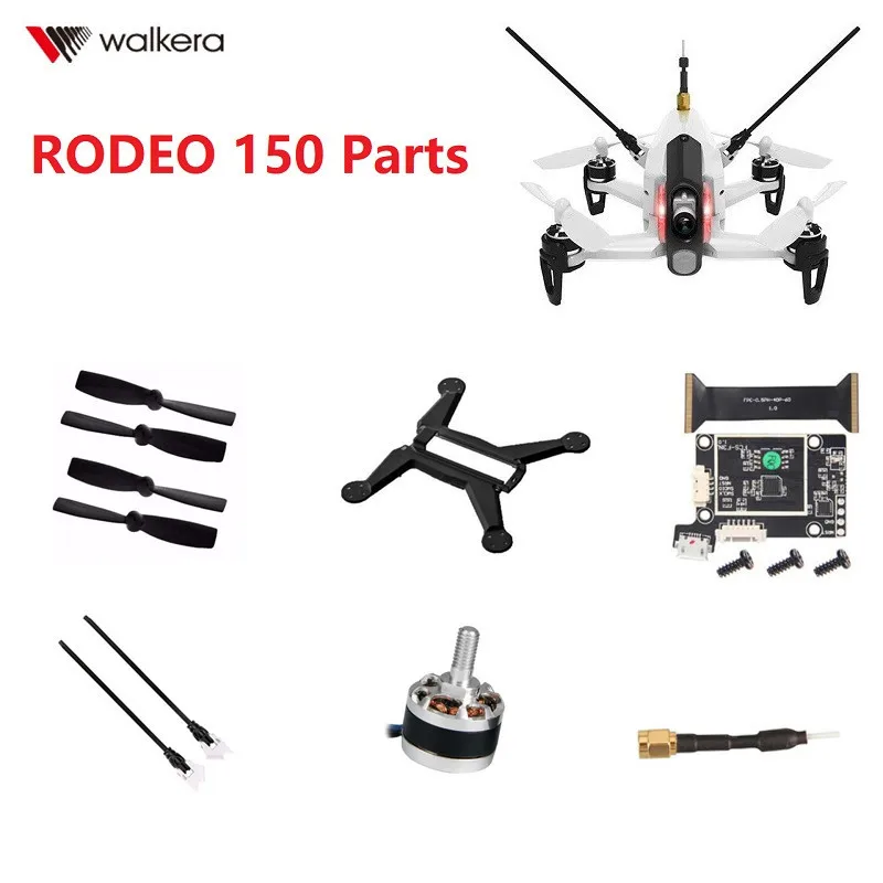 Walkera Rodeo 150 akcesoria do części zamiennych łopatki silnika ESC RX716 śmigło antena odbiorcza