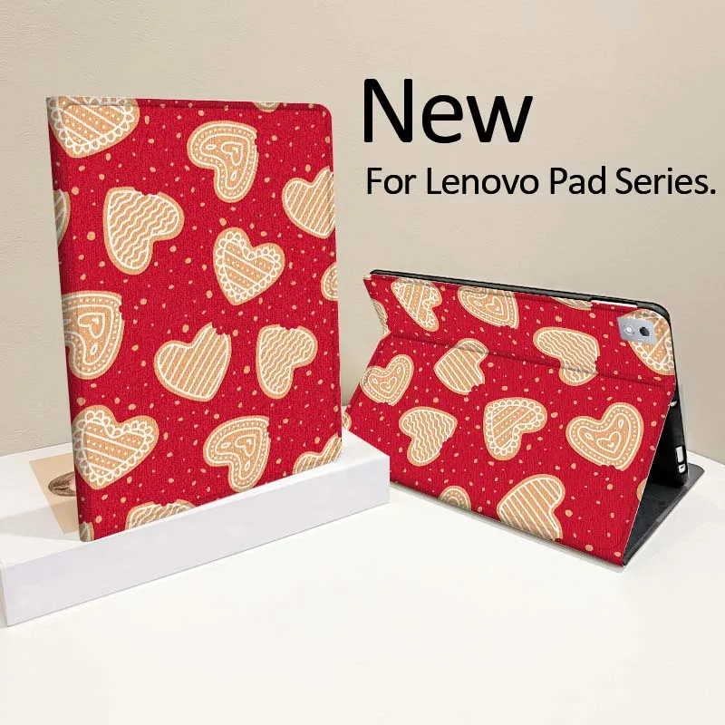 

Пряничный креативный узор для Lenovo Tab Xiaoxin Pad 700 Y900 Gen4 K10 P11 GT K11 3rd P11 P12 Plus Pro Gen, чехол для планшета