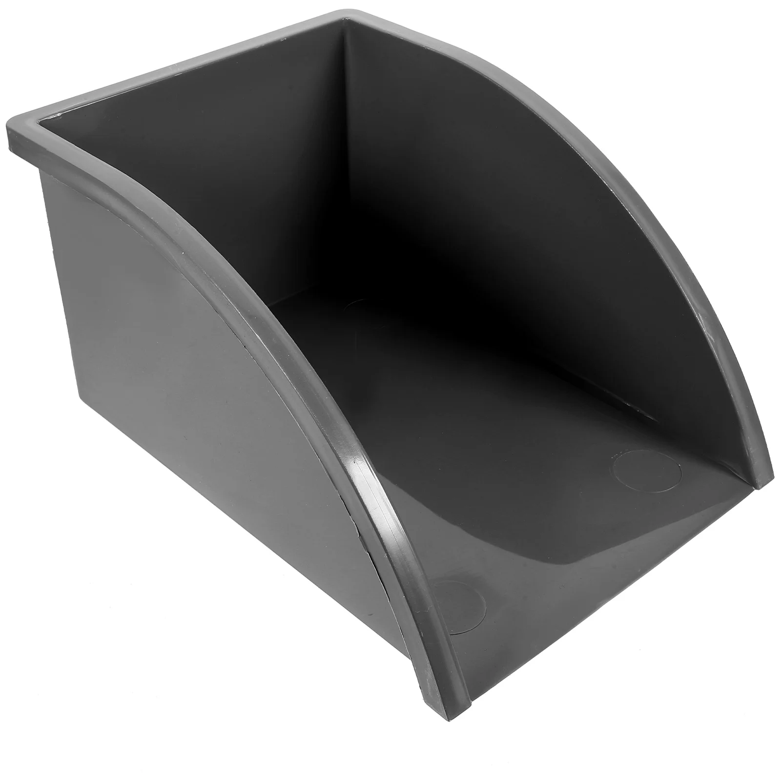 s PVC Gutter Downspout 110mm Gray Splash Block Easy Install No Cutting Corner Water Dustpan Rain Collection