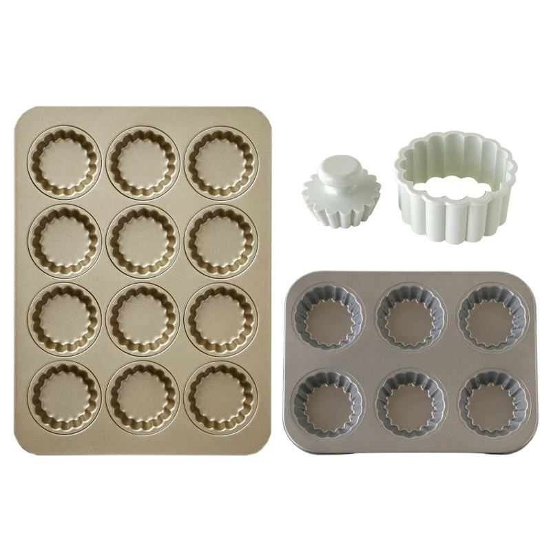 

Mini Molds Canele Mold Cake Pan Carbon Steel Baking Tools Easy to Use