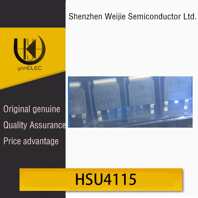 HSU4115 Brand New Original TO252 Package P-Channel 40V 52A MOSFET Chip with D4115 Marking