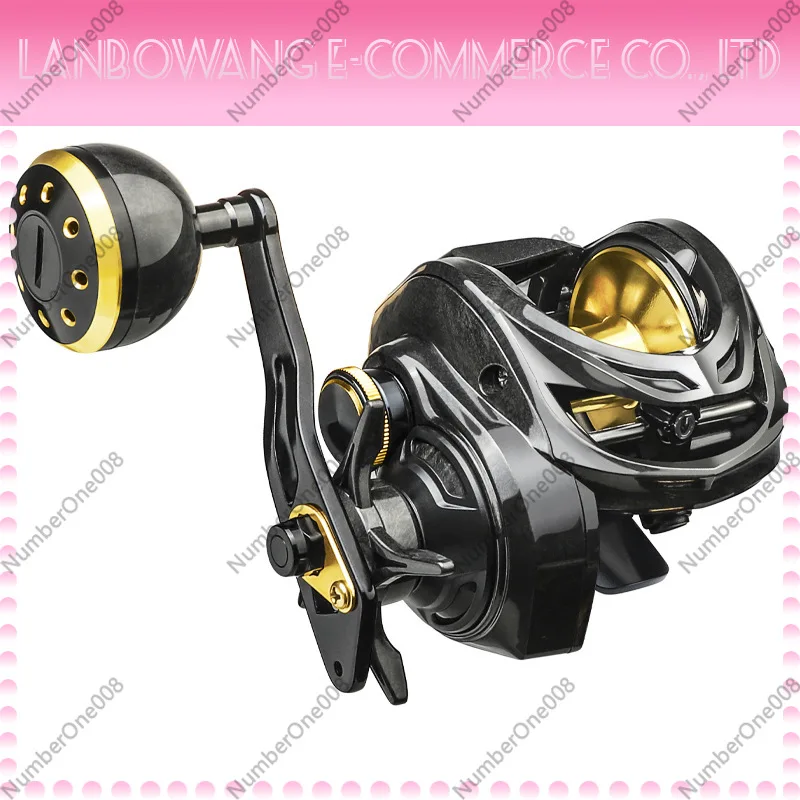 Violent Black Baitcasting Reel Carbon Rocker Slow Jigging Thunder Casting Metal Fishing