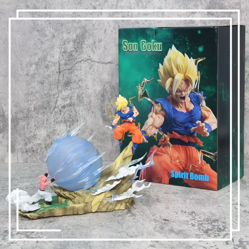 

Bandai Dragon Ball Handheld Buou vs the Monkey King Battle Model Statue School Qigong Animation Saiyan Model Handheld