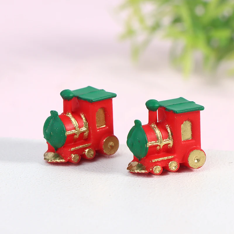 1pcs 1:12 Dollhouse Miniature Mini Small Train Simulation Model For Doll House Decor Pretend Toys Accessories