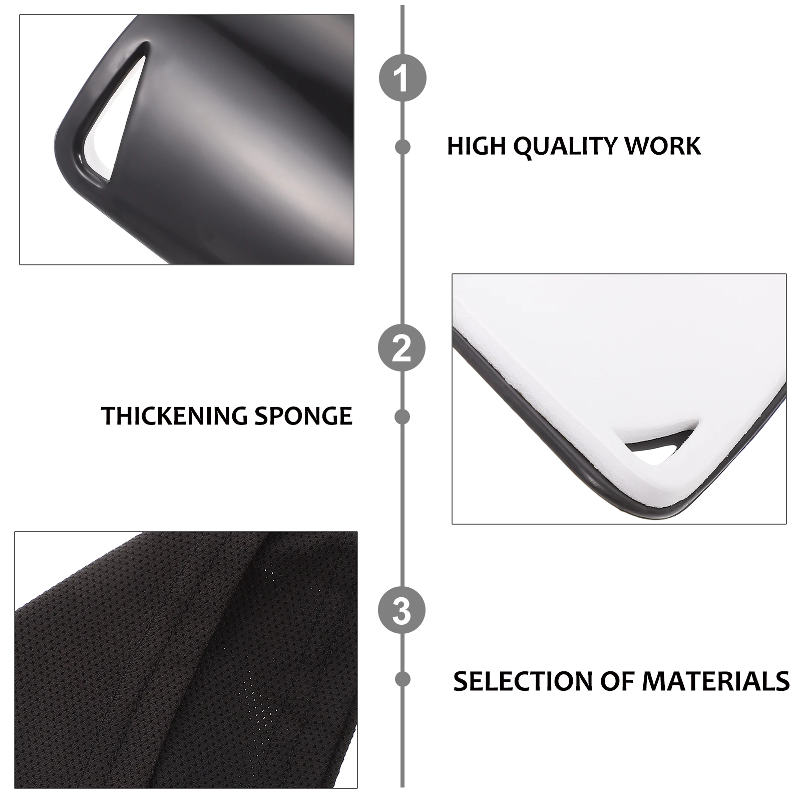 ชุดสนับแข้งฟุตบอล 1 ชุด วัสดุไนลอน PU คุณภาพสูง ออกแบบตามหลักสรีรศาสตร์ ป้องกันการลื่นไถล สำหรับกีฬากลางแจ้ง ชุดป้องกันขา