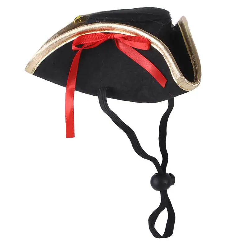 Halloween Pet Pirate Hat Decorative Dog Cosplay Hat Puppy Headwear For Kitten Pet Costumes Cosplay Cat Hat Dog Costume Halloween