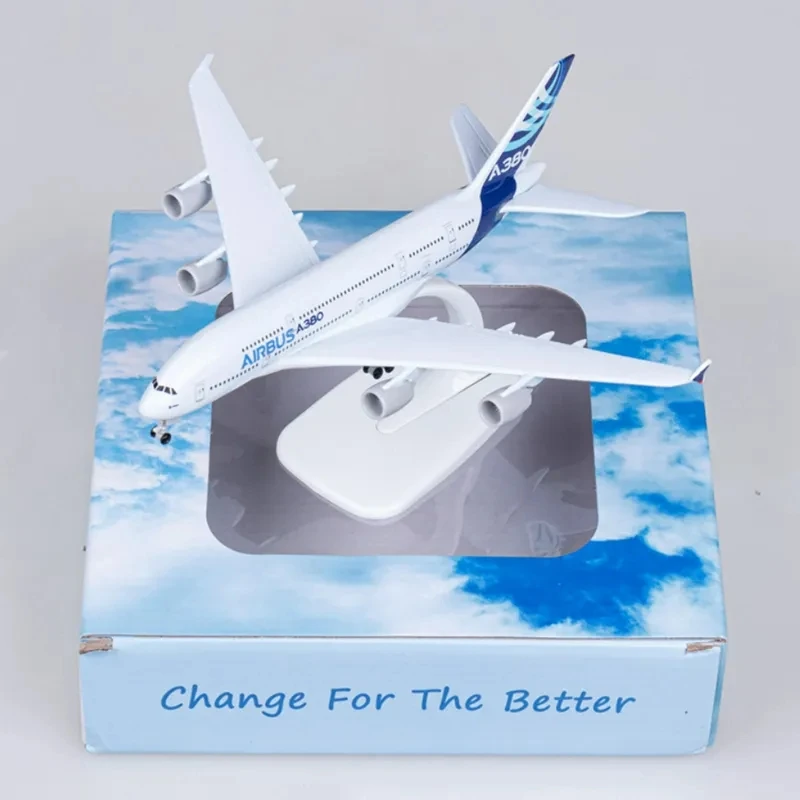 

20cm A380 prototype Airplane Model aircraft 1:400 Diecast Airplanes a380 Model Plane with Landing Gears Toy For Collections