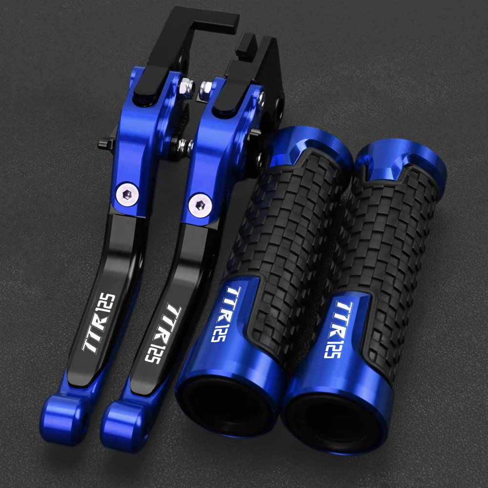 

For YAMAHA TTR125/LW/E TTR125 TT R125 TT-R125 TTR 125 1993-2008 Motorcycle Brake Clutch Levers Handlebar Grip Handles Bar Grips