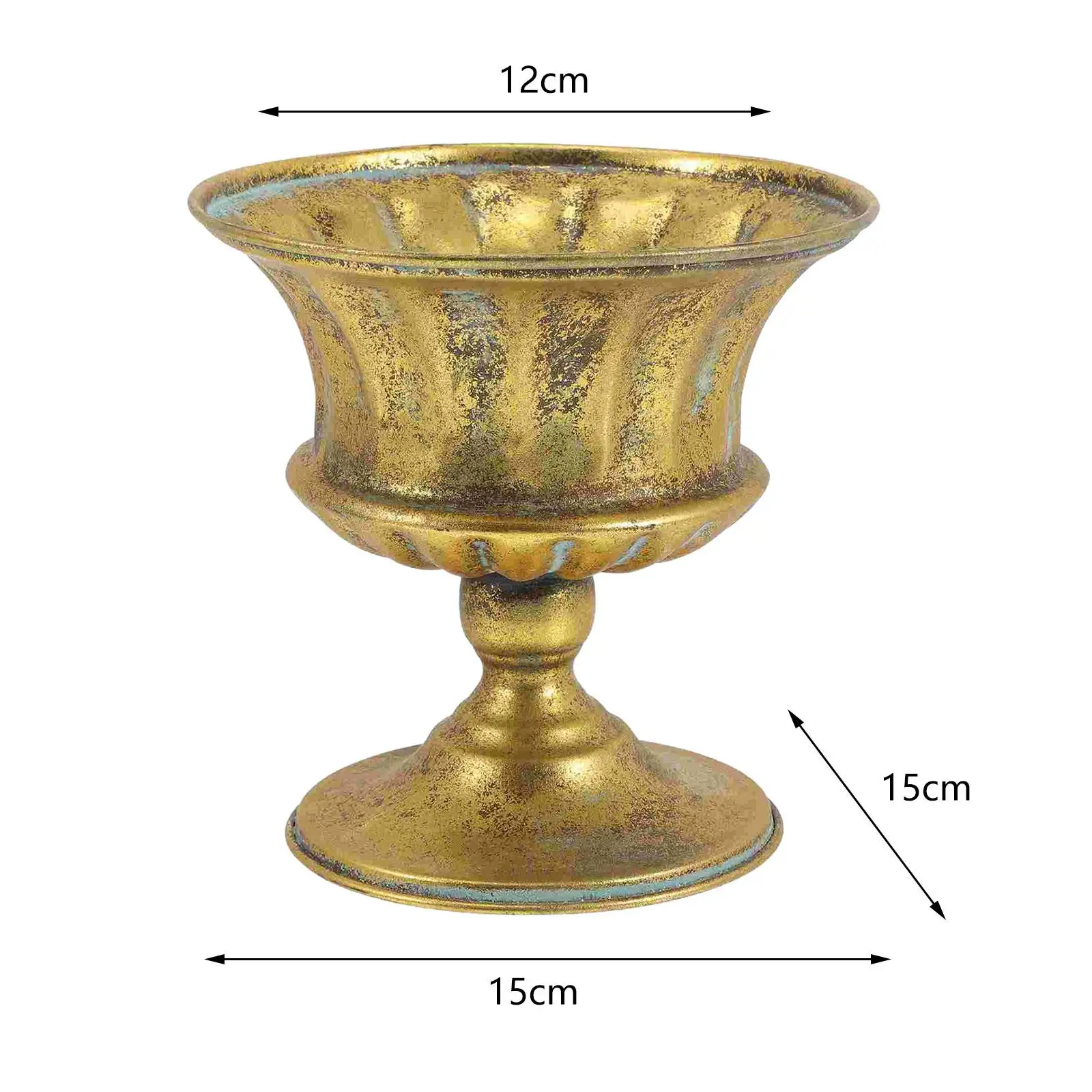 Flower Pot Metal Flower Holder Accessories Plant Container Delicate Planter Decorative Vase for Wedding Tabletop Dried Flowers