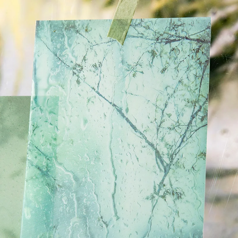 

Mr. Paper Misty Window Scenery Stickers 20 sheets/pack Rainy Window Scenery PET Stickers Home Handbook Stationery DIY Decoration